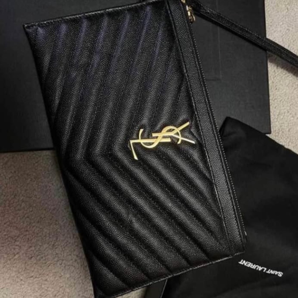 COPY - YSL Large Monogram Pouch